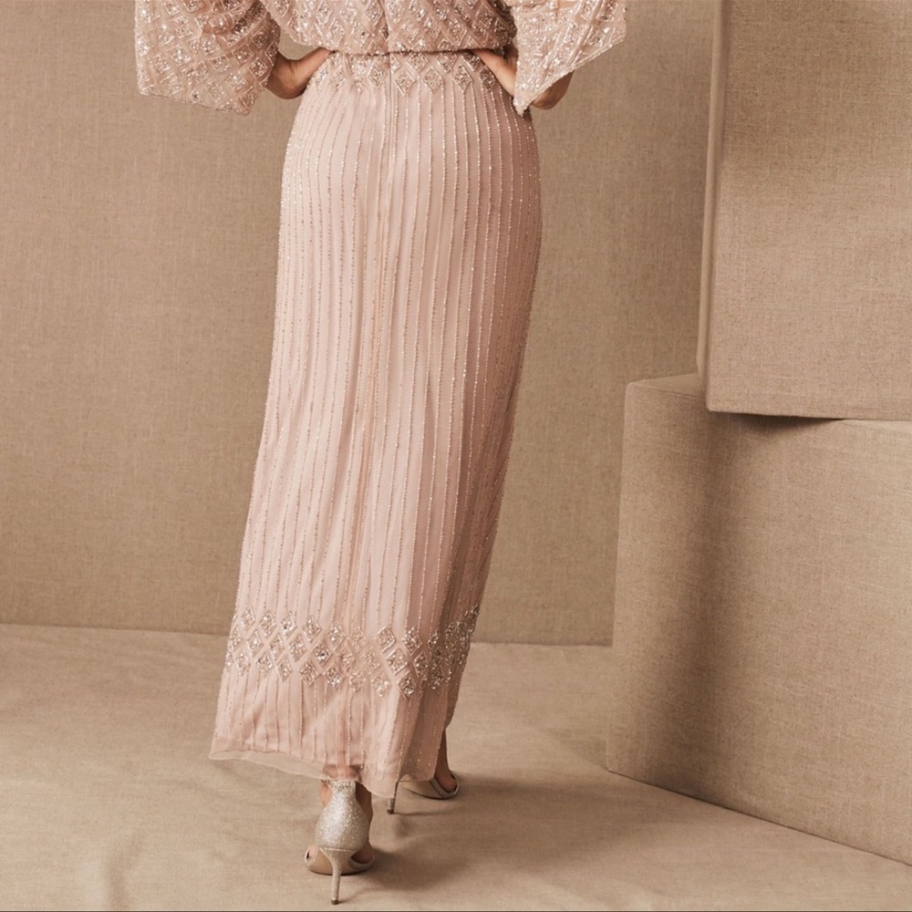 NWT BHLDN Bathilda Beaded Gown Maxi Dress - Picture 7 of 13